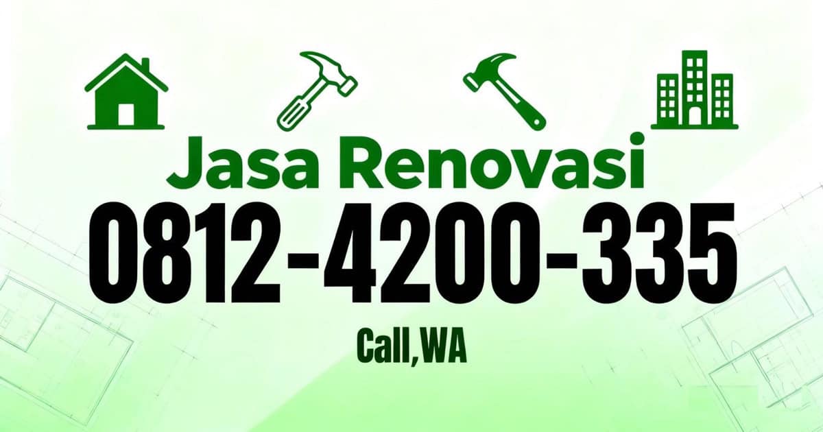 jasa renovasi berpengalaman